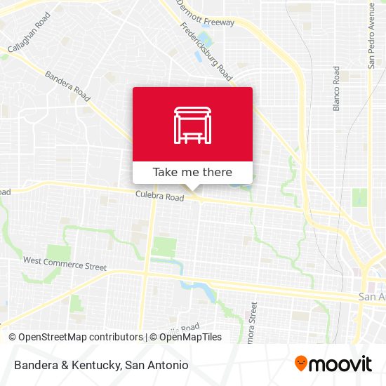 Bandera & Kentucky map