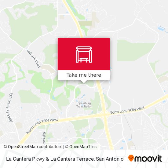 Mapa de La Cantera Pkwy & La Cantera Terrace