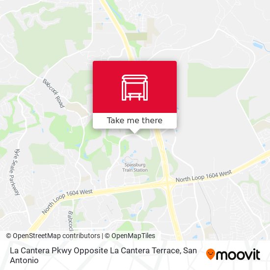 La Cantera Pkwy Opposite La Cantera Terrace map