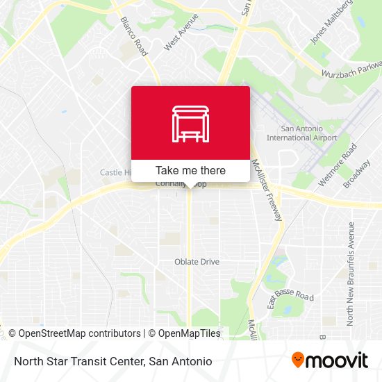 North Star Transit Center map