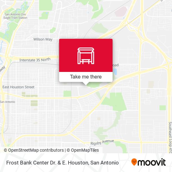 Mapa de Frost Bank Center Dr. & E. Houston