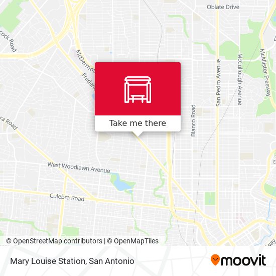 Mary Louise Station map