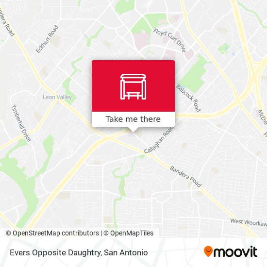 Evers Opposite Daughtry map
