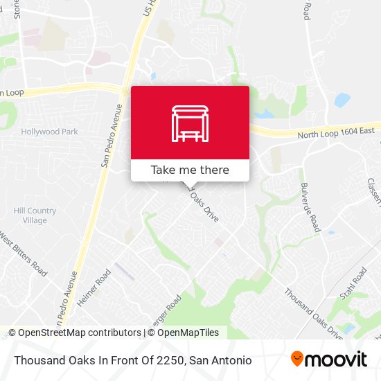 Thousand Oaks In Front Of 2250 map