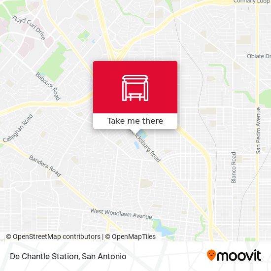 De Chantle Station map