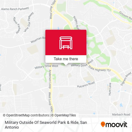Mapa de Military Outside Of Seaworld Park & Ride