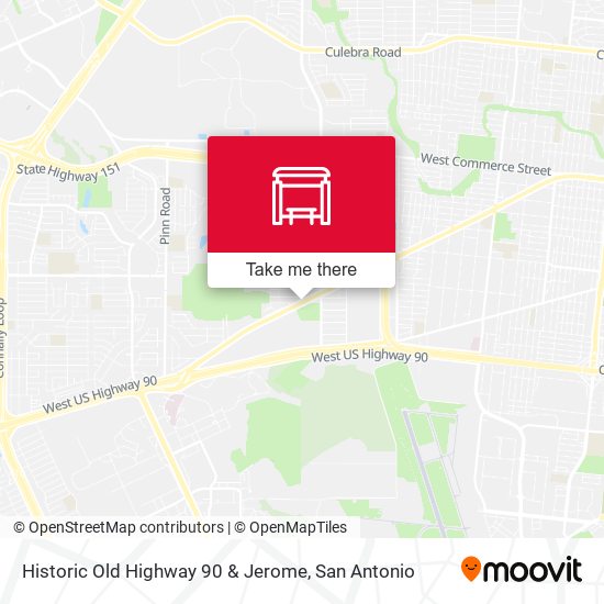 Mapa de Historic Old Highway 90 & Jerome