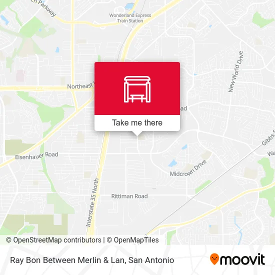 Ray Bon Between Merlin & Lan map