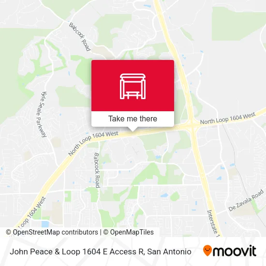 Mapa de John Peace & Loop 1604 E Access R