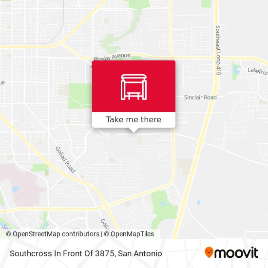 Southcross In Front Of 3875 map