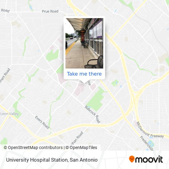 Mapa de University Hospital Station