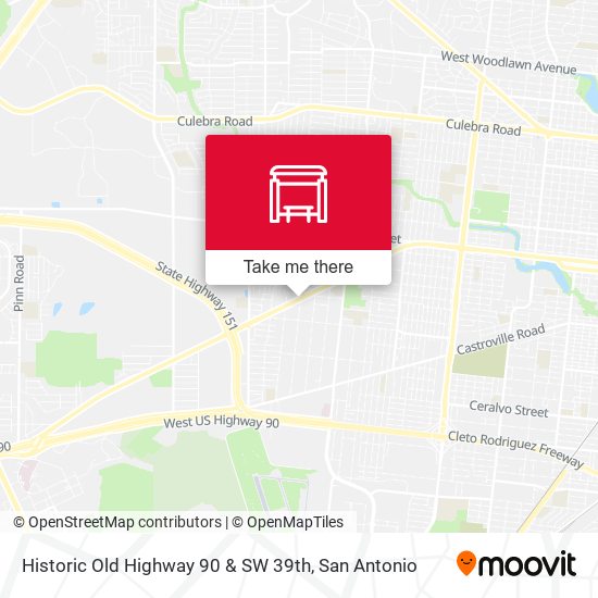 Mapa de Historic Old Highway 90 & SW 39th