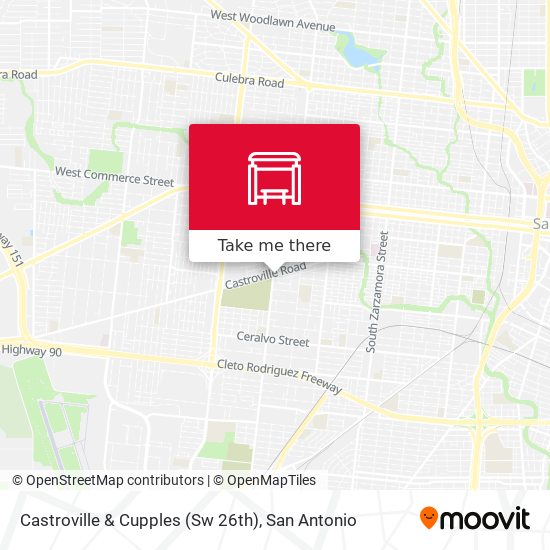 Castroville & Cupples (Sw 26th) map