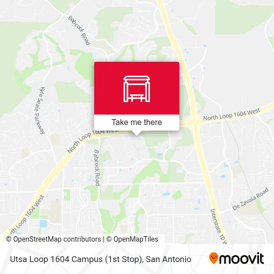 Utsa Loop 1604 Campus (1st Stop) map