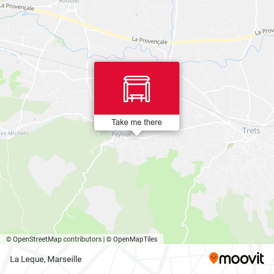 La Leque map