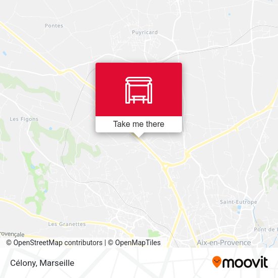 Célony map