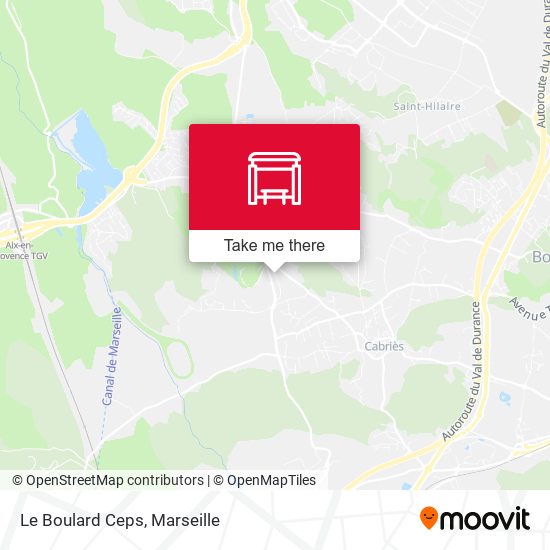 Le Boulard Ceps map