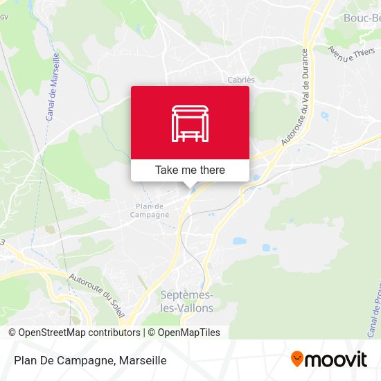 Plan De Campagne map