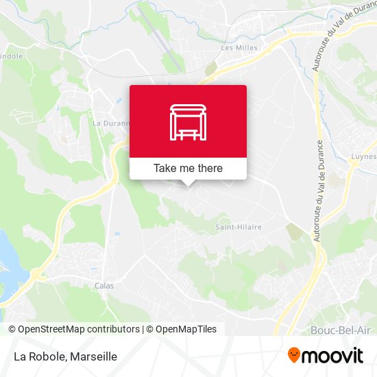 La Robole map
