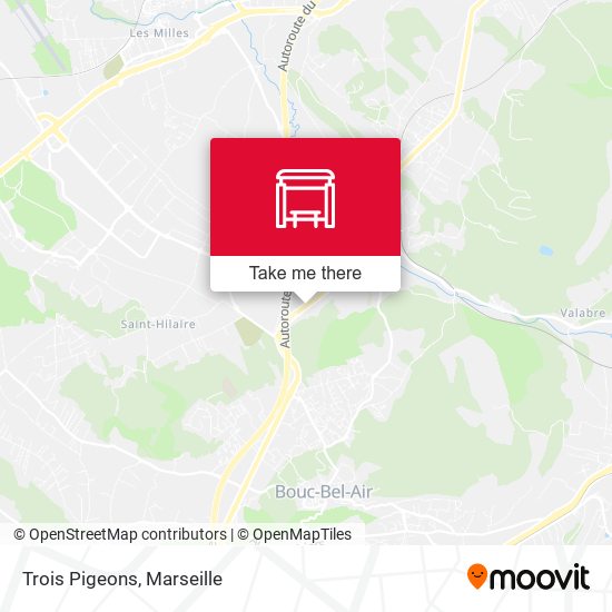 Trois Pigeons map