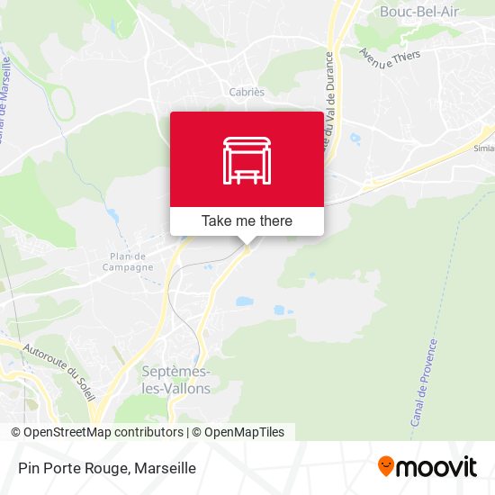 Pin Porte Rouge map