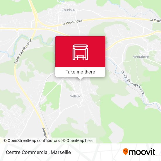 Centre Commercial map