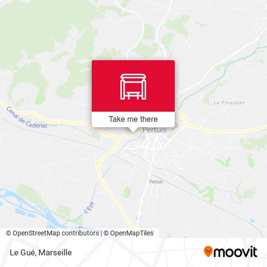Le Gué map