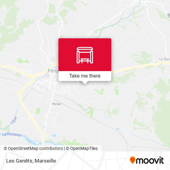 Les Genêts map