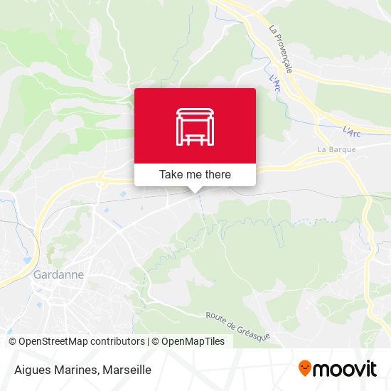 Aigues Marines map