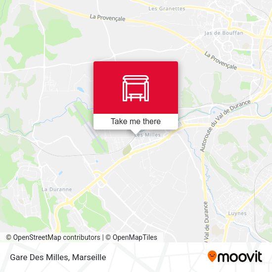 Gare Des Milles map