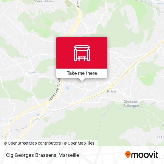 Clg Georges Brassens map