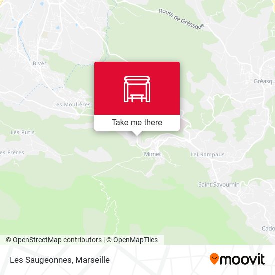 Les Saugeonnes map