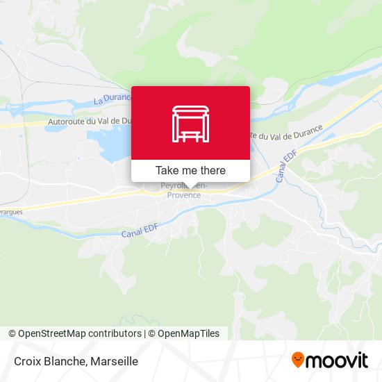 Croix Blanche map