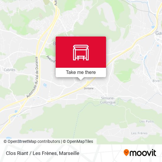 Clos Riant / Les Frènes map