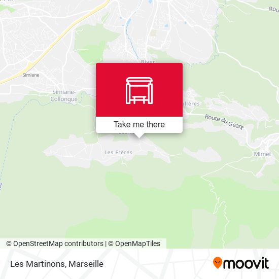 Les Martinons map