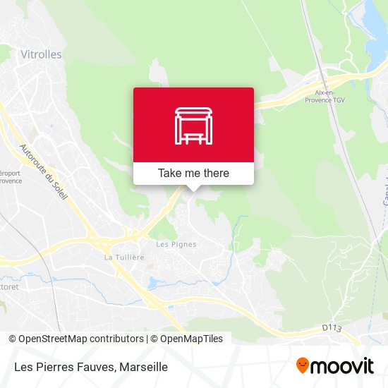 Les Pierres Fauves map