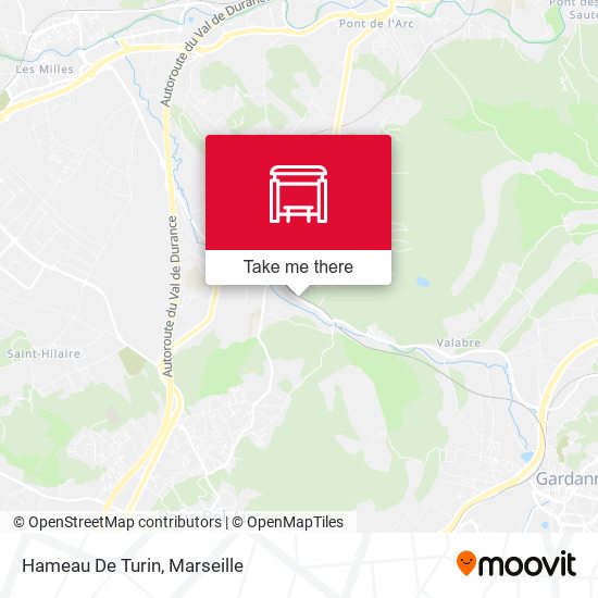 Hameau De Turin map