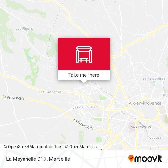 La Mayanelle D17 map