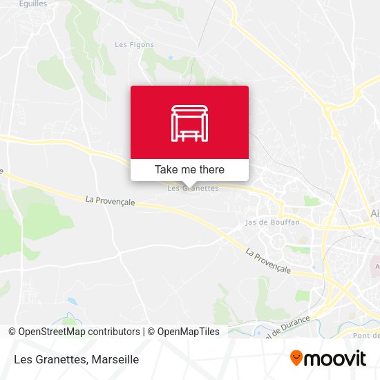 Les Granettes map