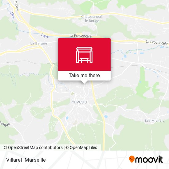 Villaret map