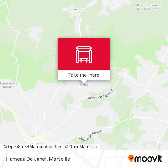 Hameau De Janet map