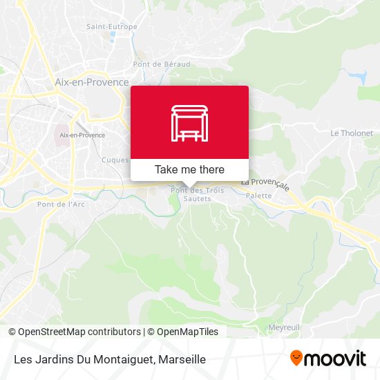 Les Jardins Du Montaiguet map