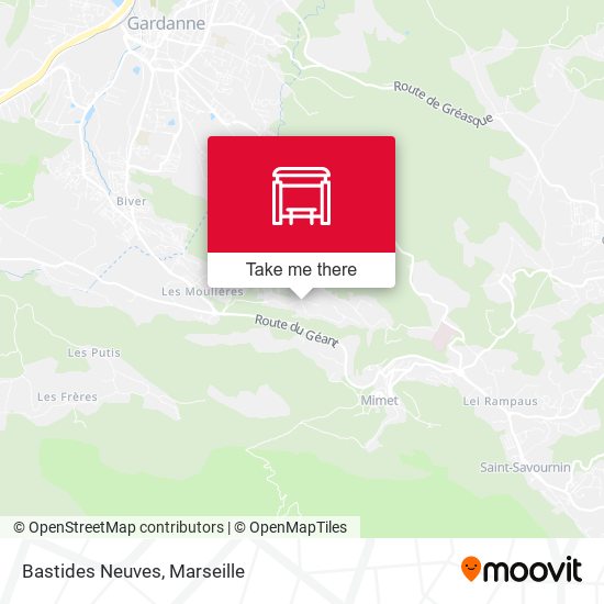 Bastides Neuves map