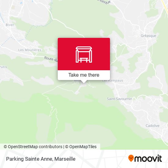 Parking Sainte Anne map