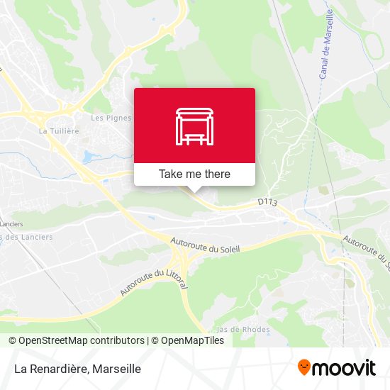 La Renardière map
