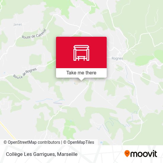 Collège Les Garrigues map