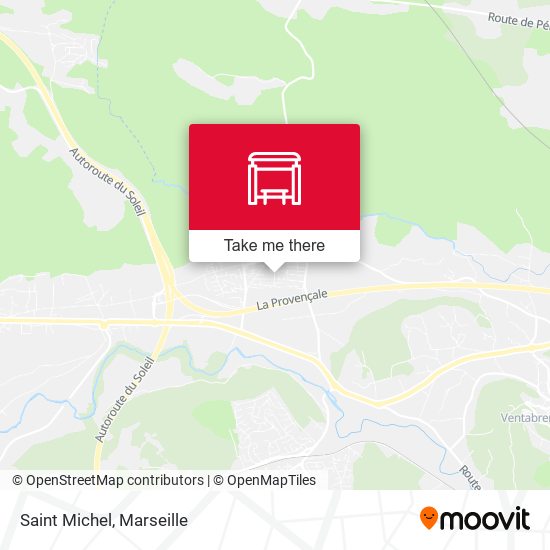 Saint Michel map