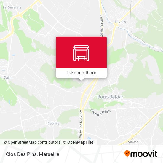 Clos Des Pins map