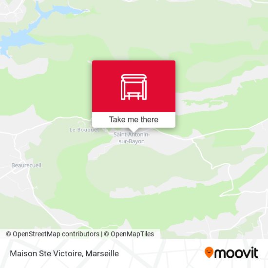 Maison Ste Victoire map