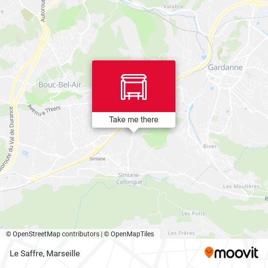 Le Saffre map